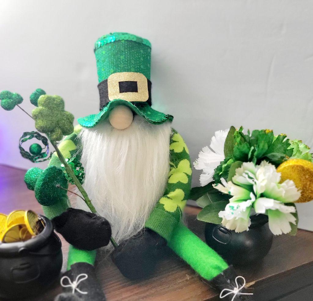 St Patrick's Day Leprechaun Gnome