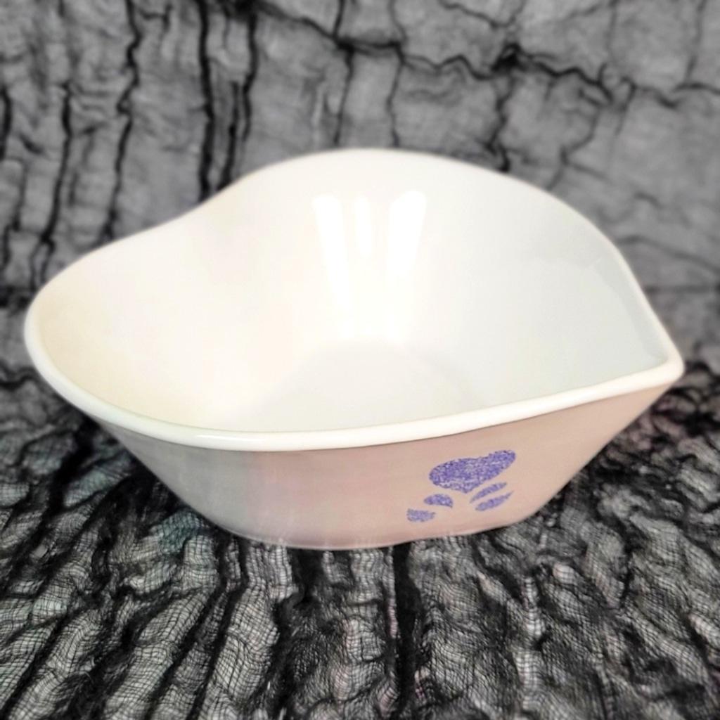 Rare Vintage Corningware "Blue Hearts" heart shaped ceramic baking dish