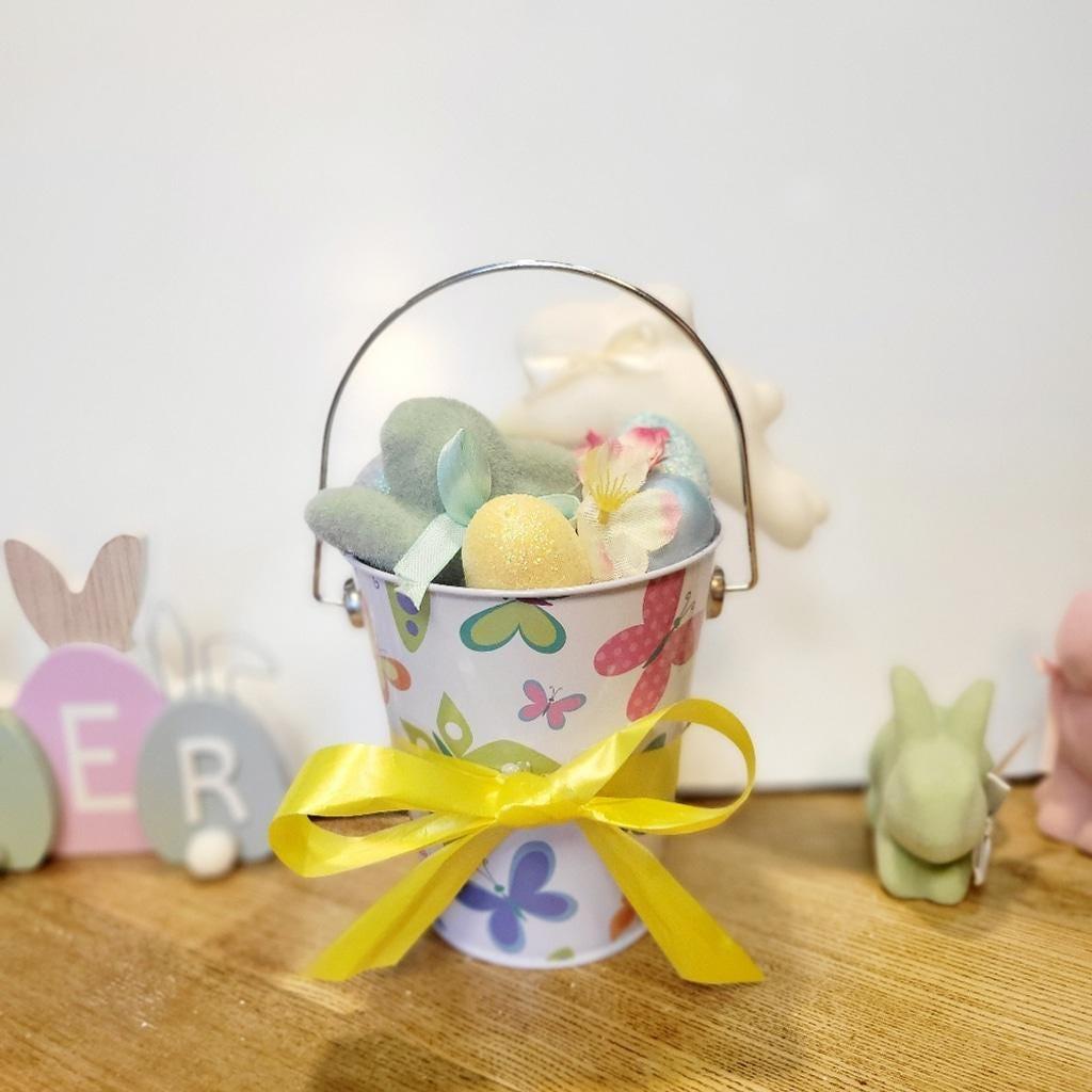 Colorful Easter Bucket Table Home Decor
