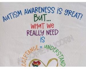 CLEARANCE!  Autism Awareness & Acceptance Infinity Snake Shirt