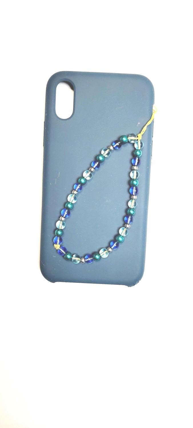 Cellphone charm strap wristlet accessory